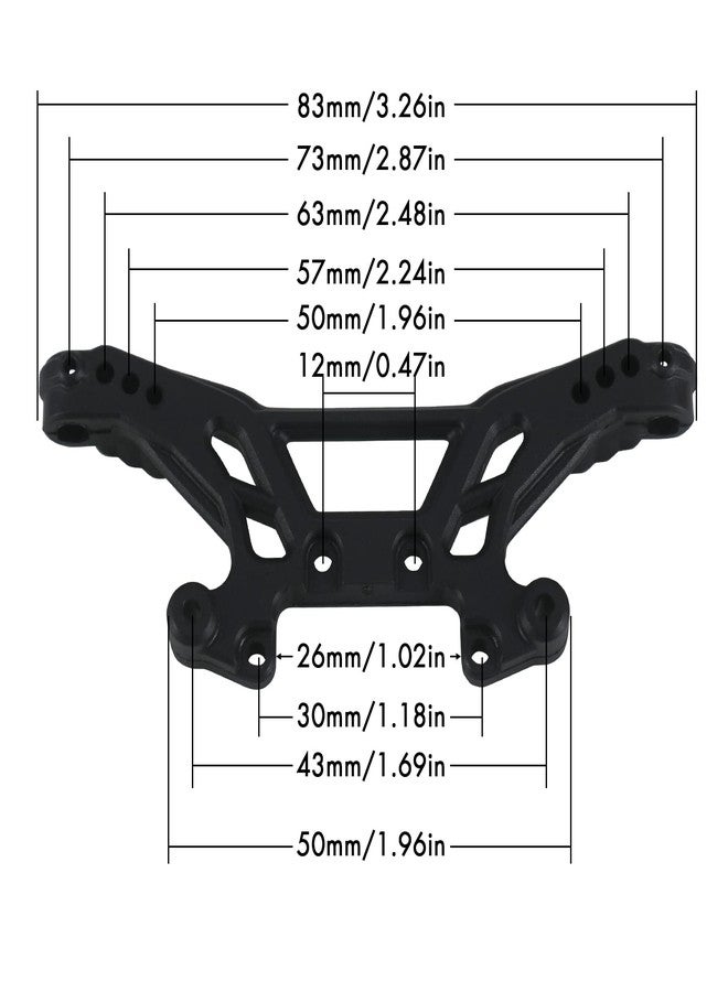 Abendor 2 Pcs Front &Rear 9200 Shell Bracket PX9200-11/PX9200-12 for 1/10 9200 9200E 9205E 9206E RC Cars Trucks Accessories Spare Parts - Image 2